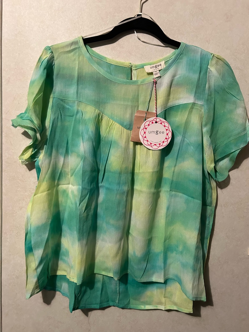 Umgee Medium Green Blouse